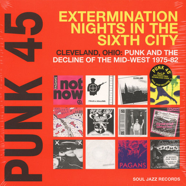 PUNK 45-EXTERMINATION NIGHTS IN THE SIXTH CITY VARIOUS ARTISTS 2LP *NEW*