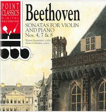 BEETHOVEN-SONATAS FOR VIOLIN AND PIANO NOS 4, 7 & 8 CD VG