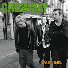 GREEN DAY-WARNING  WHITE VINYL LP NM COVER G