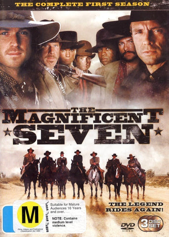 THE MAGNIFICENT SEVEN SEASON ONE 3DVD VG