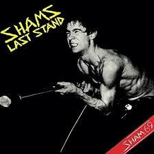 SHAM 69-SHAMS LAST STAND WHITE VINYL LP NM COVER VG+