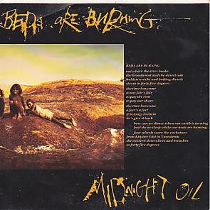 MIDNIGHT OIL-BEDS ARE BURNING 7'' SINGLE VG COVER VG