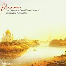 GLAZUNOV-THE COMPLETE SOLO PIANO MUSIC 1 COOMBS CD VG