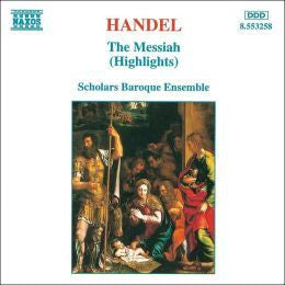 HANDEL-THE MESSIAH SCHOLARS BAROQUE ENSEMBLE CD *NEW*