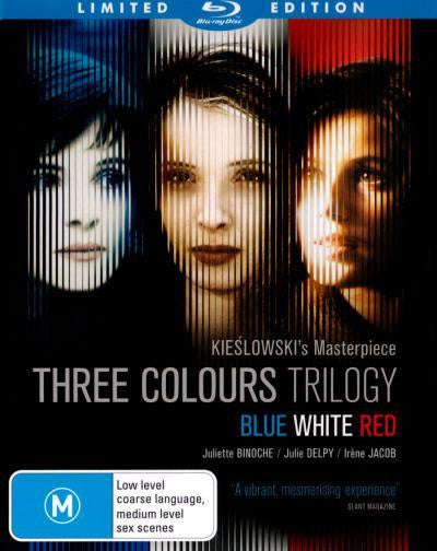 THREE COLOURS TRILOGY-BLUE WHITE RED 2BLURAY VG+