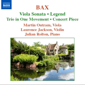 BAX ARNOLD-VIOLIN SONATA + TRIO IN ONE MOVEMENT ETC CD VG