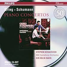 GRIEG SCHUMANN-PIANO CONCERTOS KOVACEVICH SIR COLIN DAVIS CD *NEW*