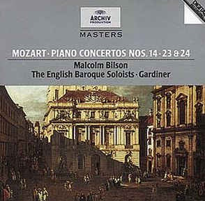 MOZART-PIANO CONCERTOS 14, 23 & 24 BILSON GARDINER CD VG+