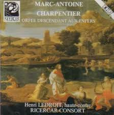 CHARPENTIER MARC-ANTOINE-ORFEE DESCENDANT AUX ENFERS CD VG