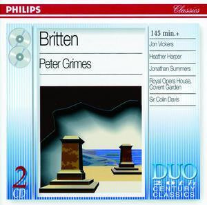 BRITTEN-PETER GRIMES SIR COLIN DAVIS 2CD VG