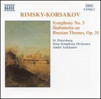 RIMSKY-KORSAKOV-SYMPHONY NO 3 SINFONIETTA CD VG