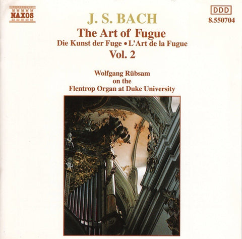 BACH-THE ART OF FUGUE VOL 2 CD VG+