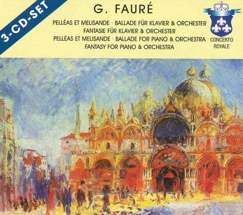 FAURE - PELLEAS ET MELISANDE QUARTET FUR KLAVIER 3CD VG+