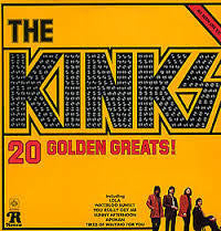 KINKS THE-20 GOLDEN GREATS LP VG+ COVER VG+