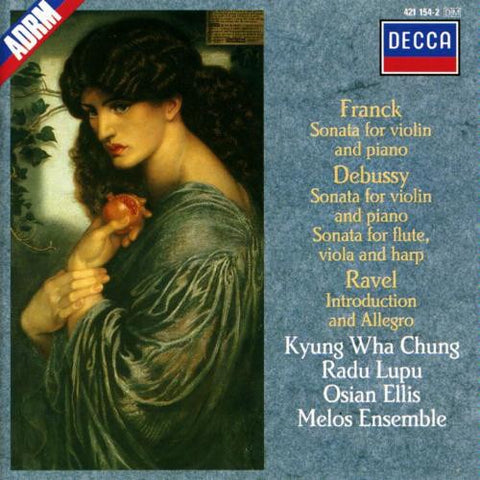 FRANCK DEBUSSY RAVEL-CHUNG LUPU ELLIS MELOS ENSEMBLE CD G