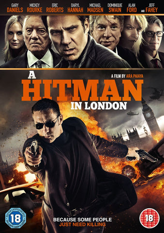 A HITMAN IN LONDON REGION TWO DVD VG+