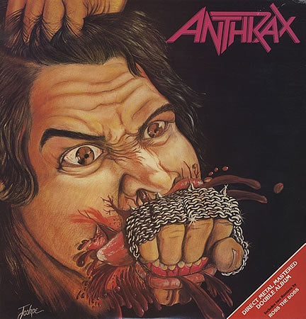 ANTHRAX-FISTFUL OF METAL 2LP VG COVER VG+