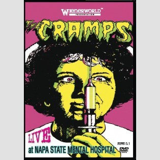 CRAMPS THE-LIVE AT NAPA STATE MENTAL HOSPITAL DVD VG