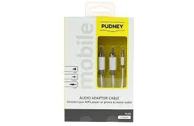 PUDNEY-3.5MM TO 2RCA 1MTR *NEW*