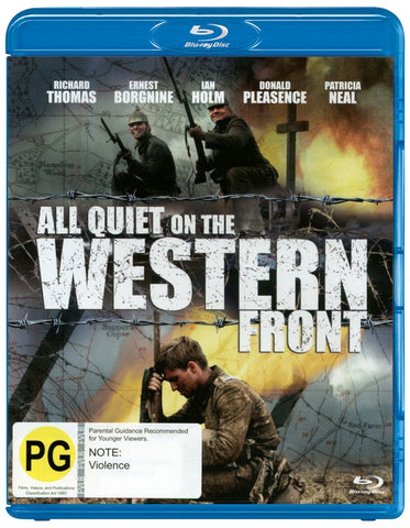 ALL QUIET ON THE WESTERN FRONT BLURAY VG+