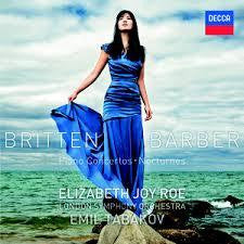 BRITTEN/ BARBER-PIANO CONCERTOS ELIZABETH JOY ROE CD *NEW*