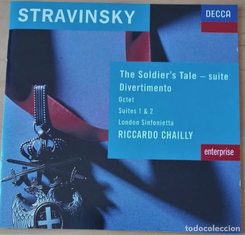 STRAVINSKY- SOLDIER'S TALE SUITE/CHAILLY CD VG