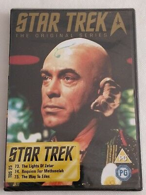 STAR TREK THE ORIGINAL SERIES DISC 25 EPS. 73, 74, 75 REGION 2 DVD VG