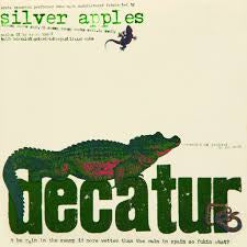 SILVER APPLES-DECATUR WHITE/ GREEN SPLATTER VINYL LP NM COVER EX