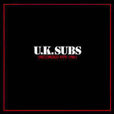 U.K. SUBS-RECORDED 1979-1981 LP VG+ COVER VG