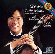 SAINT-SAENS + LALO-CELLO CONCERTOS YO-YO MA CD VG