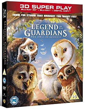 LEGEND OF THE GUARDIANS 3D + BLU-RAY VG+