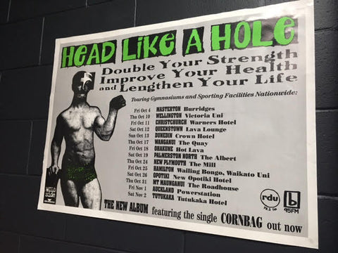 HEAD LIKE A HOLE DOUBLE YOUR STRENGTH POSTER