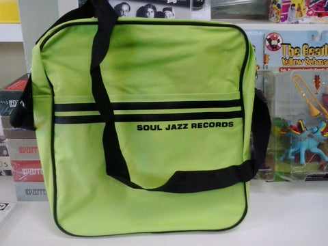 SOUL JAZZ RECORD BAG SAGE GREEN/ BLACK *NEW*