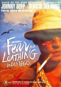 FEAR AND LOATHING IN LAS VEGAS DVD VG