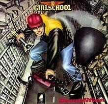 GIRLSCHOOL-DEMOLITION LP EX COVER EX