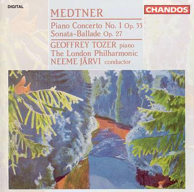 MEDTNER NIKOLAI-PIANO CONCERTO 1 + SONATA BALLADE TOZER CD VG