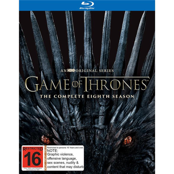 GAME OF THRONES-THE COMPLETE EIGHTH SEASONS 3BLURAY VG+