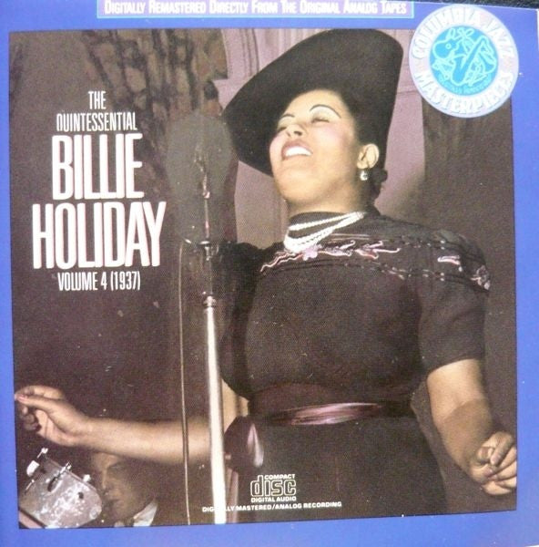 HOLIDAY BILLIE-THE QUINTESSENTIAL VOL 4 (1937) CD VG
