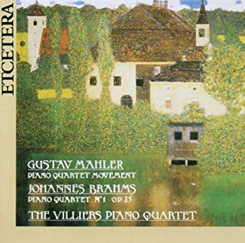 MAHLER BRAHMS- THE VILLIERS PIANO QUARTET CD VG