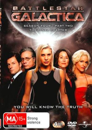 BATTLESTAR GALACTICA SEASON FOUR PART TWO 4DVD VG+