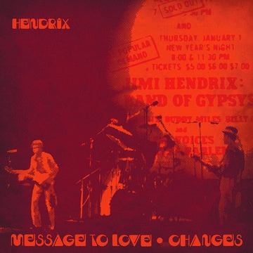 HENDRIX JIMI-MESSAGE OF LOVE (LIVE) RED & YELLOW SPLATTER VINYL 7" *NEW*