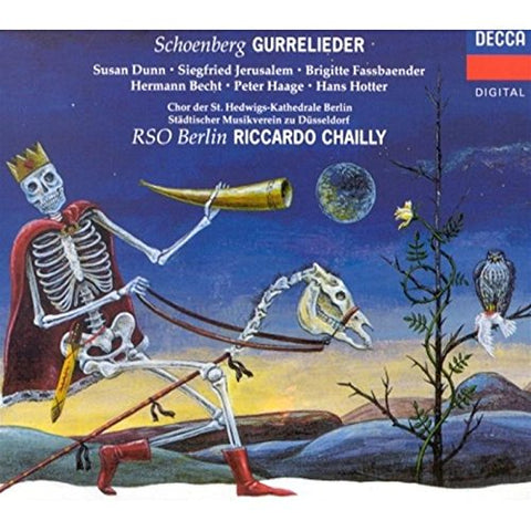 SCHOENBERG-GURRELIEDER RSO BERLIN CHAILLY 2CD VG