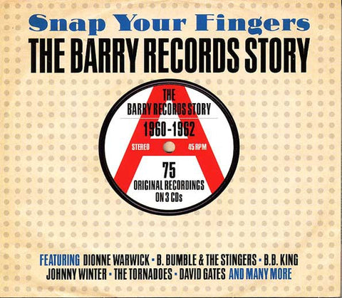 SNAP YOUR FINGERS THE BARRY RECORDS STORY-VARIOUS ARTISTS 3CD *NEW*