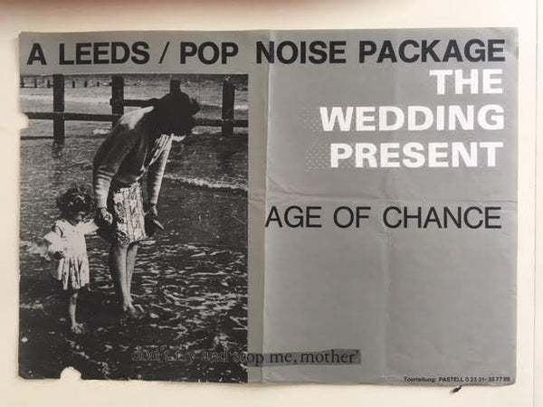 WEDDING PRESENT THE & AGE OF CHANCE ORIGINAL GIG POSTER