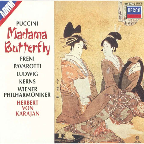 PUCCINI-MADAMA BUTTERFLY PAVAROTTI FRENI 3CD VG