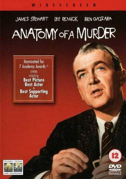 ANATOMY OF A MURDER REGION 2 DVD VG