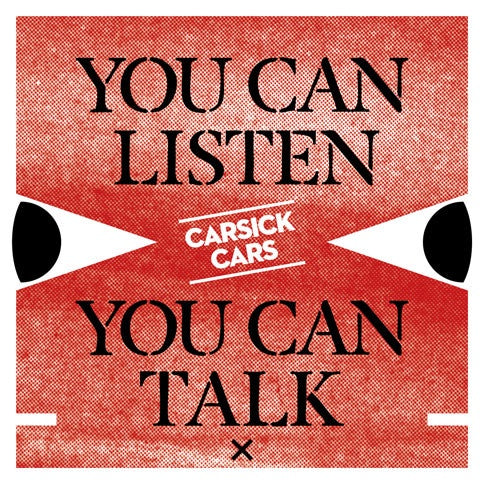 CARSICK CARS-YOU CAN LISTEN YOU CAN TALK CD VG+