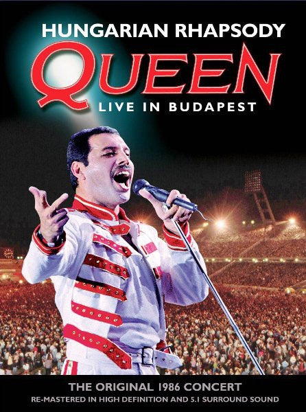 QUEEN-HUNGARIAN RHAPSODY LIVE IN BUDAPEST DVD  VG