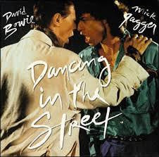 BOWIE DAVID & MICK JAGGER-DANCING IN THE STREET 12" EX COVER VG