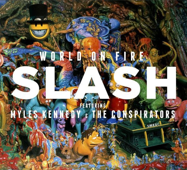 SLASH-WORLD ON FIRE CD VG